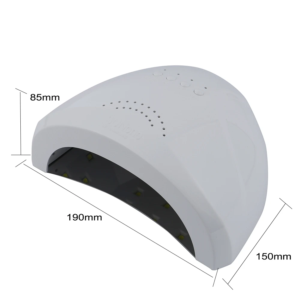 SUNone 48 Вт УФ лампа Сушилка для ногтей Светодиодная белая машина отверждения гель