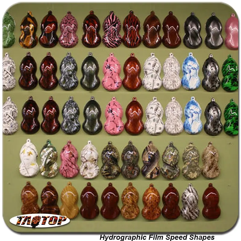 Белые и черные 10 шт./лот пластиковые скоростные формы гидрографические пленки