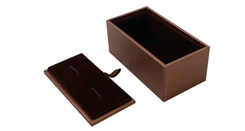 2018 коробка ювелирных изделий новый маленький кожаный бумажный материал упаковка