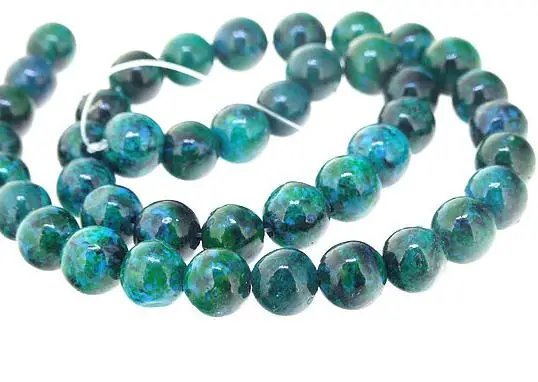 Уникальный магазин ювелирных изделий из жемчуга голубая и зеленая яшма 10 мм