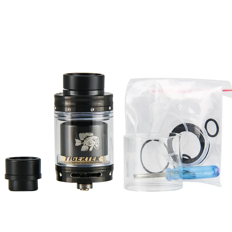 Оригинальный Tigertek Русалка RTA танк электронная сигарета распылитель для