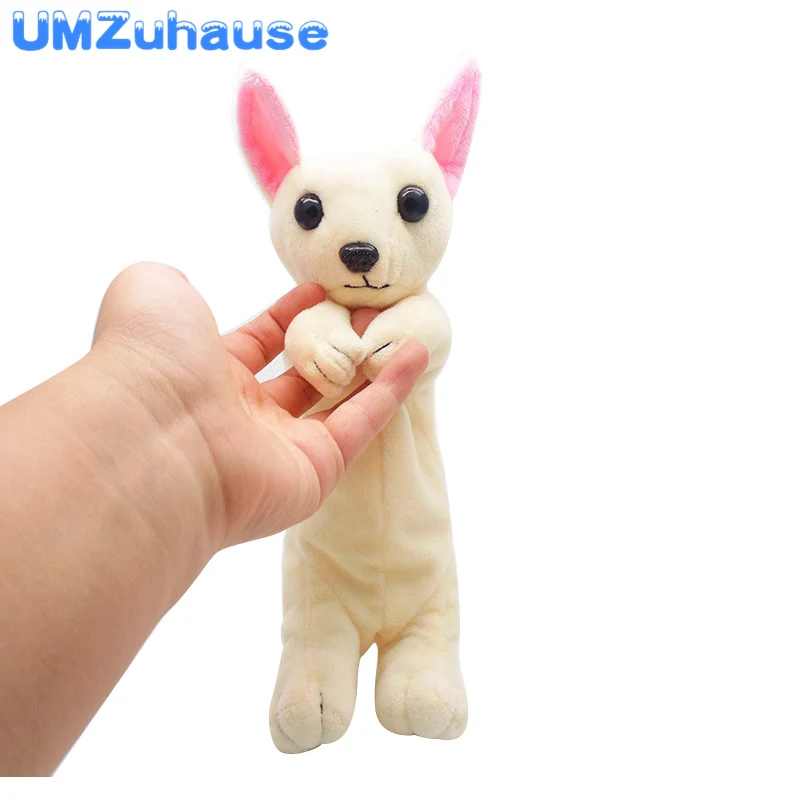 Chihuahua Пушистый пенал для карандаша, ручки Хаски Чихуахуа Бульдог Милые собака и кошка мягкая сумка для хранения Органайзер мешок с нарисованным животным Дома Офиса организации Горячая - Цвет: Chihuahua