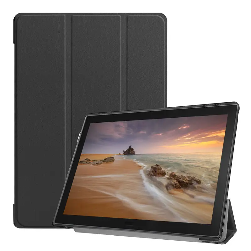 Чехол для lenovo Tab E10 TB-X104F TB-X104L 10," чехол Funda Tablet тонкий защитный чехол из искусственной кожи с подставкой+ стилус+ пленка