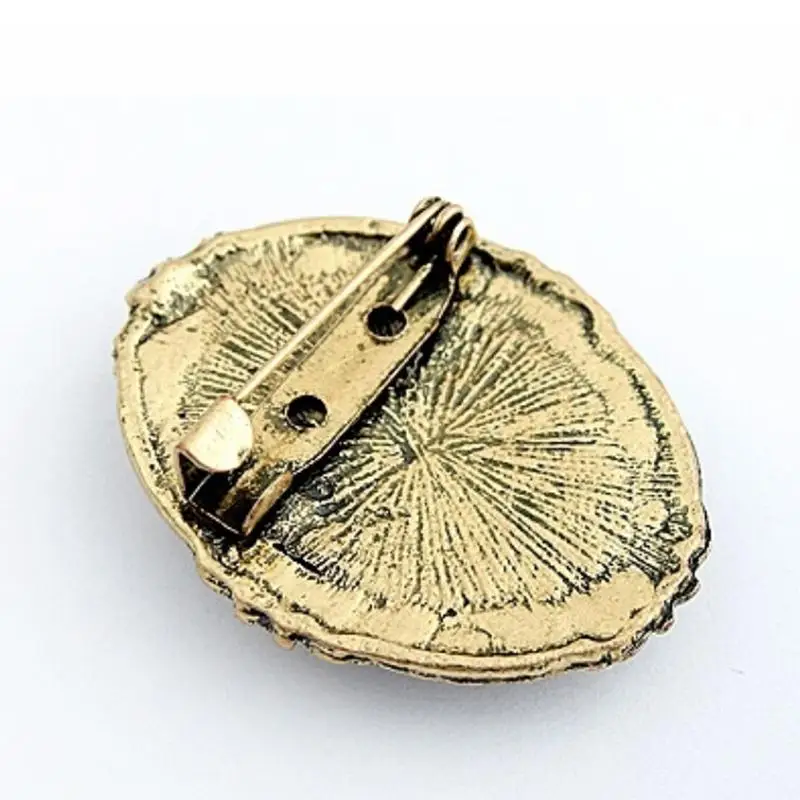 1 шт. элегантная винтажная камея с головой королевы Женская Модная стильная