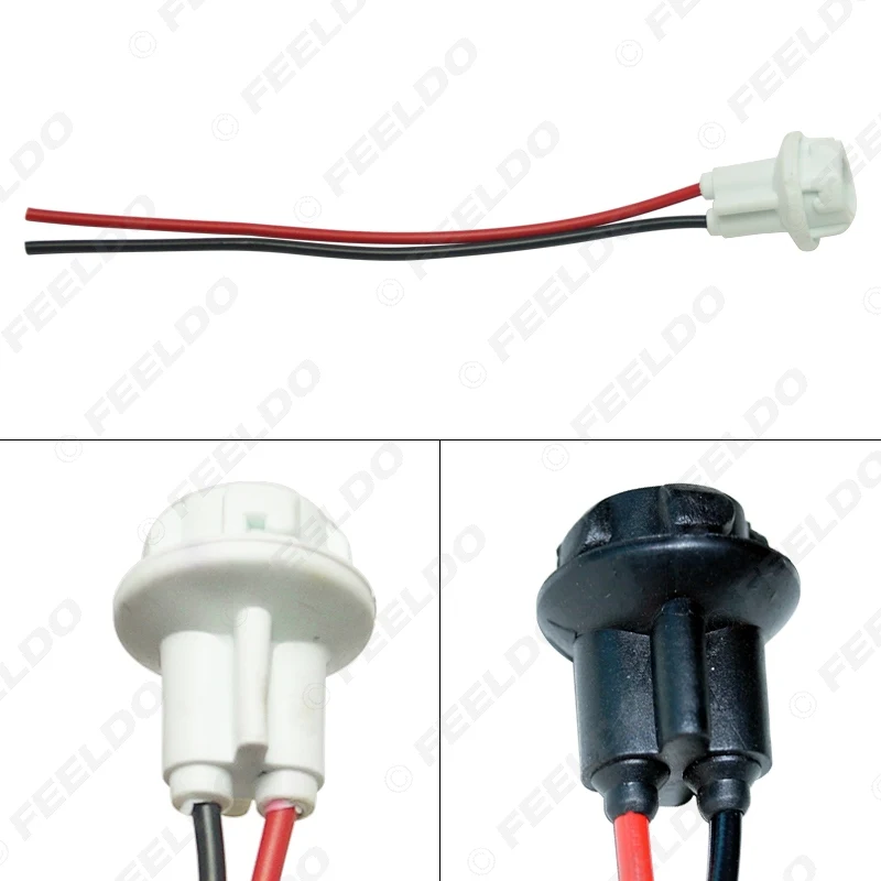 2 шт. Автомобильные светодиодные лампы T10 194 белый/черный|plug harness|plug ledplug 1/4 |