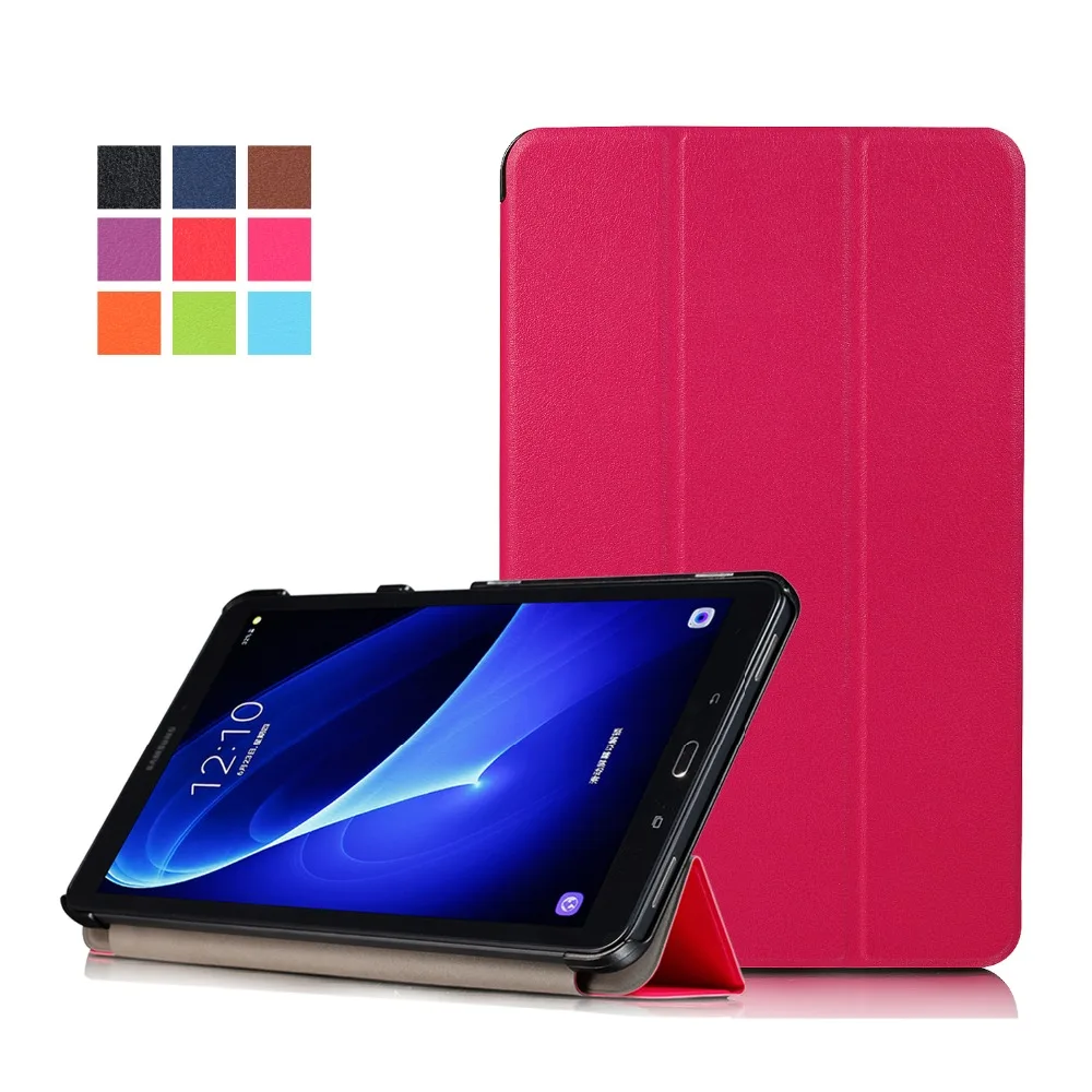 Чехол для samsung Galaxy Tab A 10,1 SM-T580 T585 из искусственной кожи чехол для планшета с функцией автоматического сна/пробуждения чехол для samsung Galaxy Tab A6 10,1 чехол