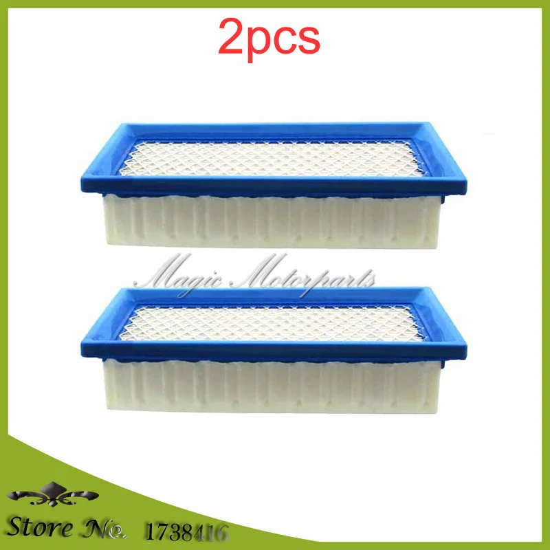 2x Воздушный фильтр ДЛЯ BRIGGS& STRATTON 496077 691643 176400 19B400 19E400 256400 19F400 19G700 192400 196400 JOHN DEERE AM34093