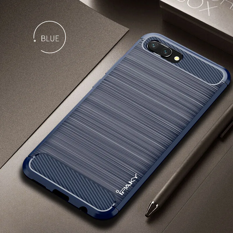IPAKY чехол для телефона силиконовый чехол на huawei Honor хонор 10 9 лайт 9 lite 8X X8 Max 7X 6A 6C Pro Honor10 honor9 Honor8X 3/4/6 32/64 GB Light - Цвет: Blue