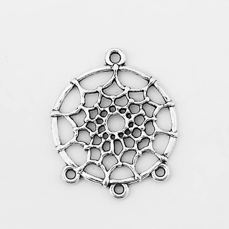 10 шт. сетчатые подвески в стиле бохо|charm pendant|antique silvercharms connectors pendant |