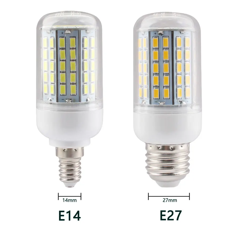 Светодиодная лампа 12 В E27 E14 220 постоянного тока умная SMD 5730 24 36 48 56 69 72 Cob