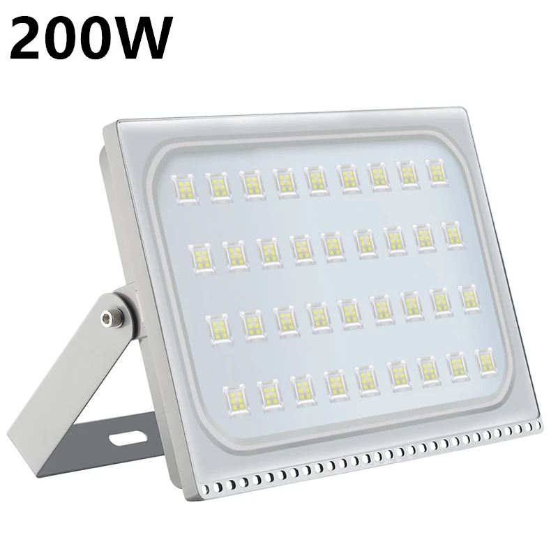 Ультратонкий 110V 220V Светодиодный прожектор светильник 150W 200W 300W 500W IP65 Водонепроницаемый Светодиодный точечный светильник Настенный светильник сада потолочные светильник