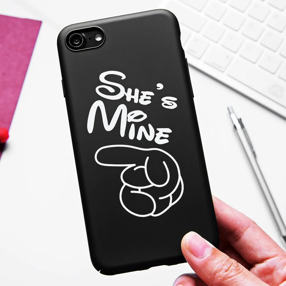 Чехол TOMKAS Finger Lovers для iPhone 7 8 Plus милый модный чехол с рисунком из мультфильма