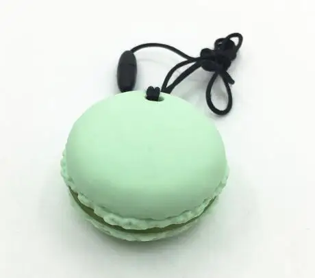 mint green Силиконовый прорезатель для ребенка кулон или Прорезыватель-смешанные цвета Силиконовые слингобусы, силиконовые для макарунов Прорезыватель игрушки - Цвет: mint green
