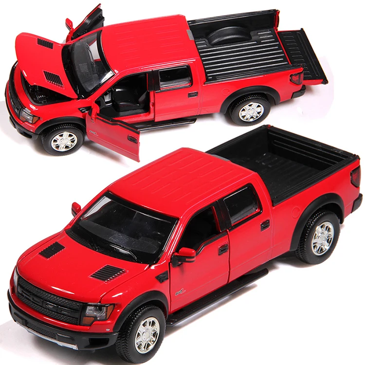 1:34 F-150 Игрушечная модель автомобиля из сплава, детские игрушки, Подлинная Лицензионная коллекция, подарок, внедорожный автомобиль, пикап, внедорожник, детский пикап