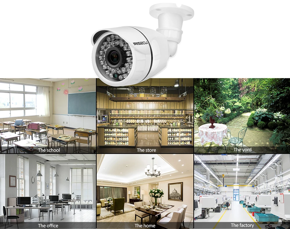 MISECU 1080P POE ip камера ONVIF H.265 CCTV 2.0mp водонепроницаемая IP66 наружная Домашняя