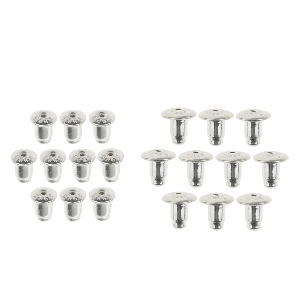Серьги гвоздики из серебра 925 пробы 4/6 мм 10 шт.|sterling silver earring backs|earring backssilver backs |