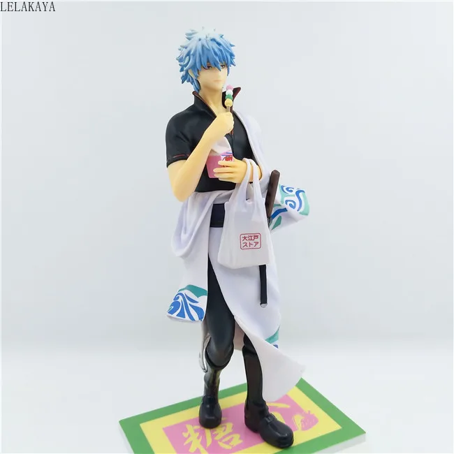 Новый гинтама Серебряная душа Аниме фигурки Sakata Gintoki сладости версия модели ПВХ