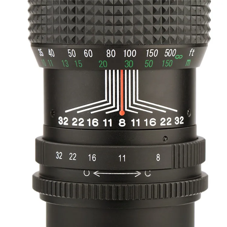 500 мм F8.0 объектив Ручной телеобъектив зум + T крепление для Sony Pentax DSLR