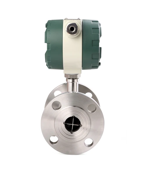 

DN25 Liquid turbine flow meter LCD display with4-20mA output,flange connection,flowmeter