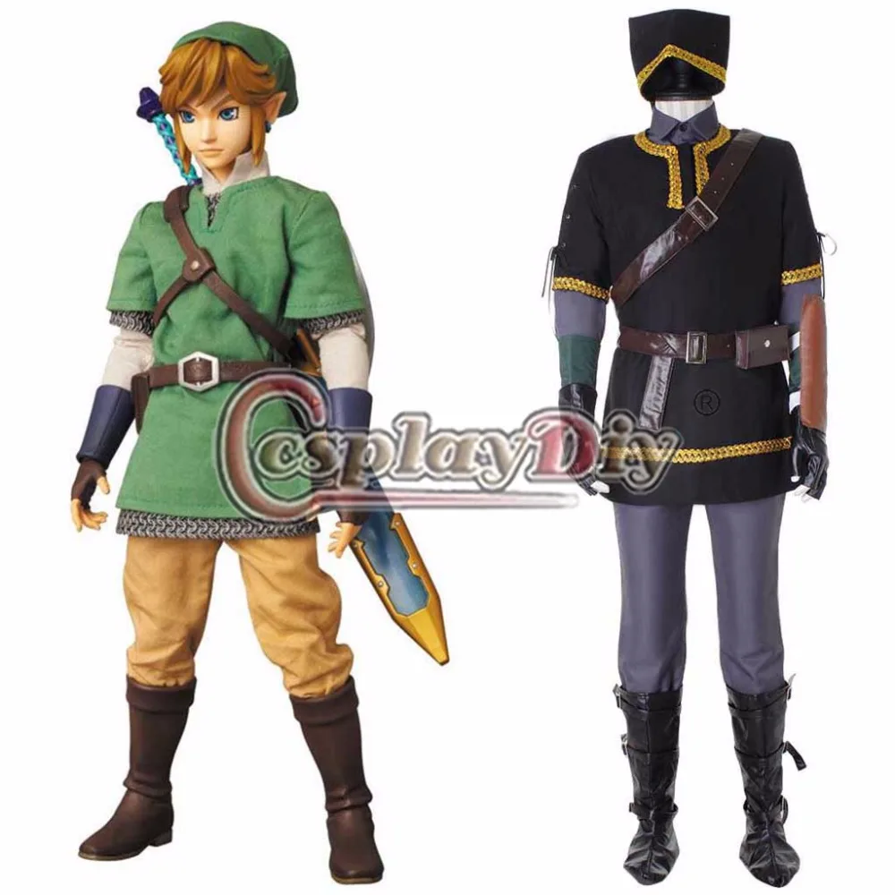 Костюм для косплея сделай сам Zelda Link мужской костюм взрослых на Хэллоуин
