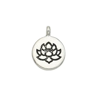 Lotus Charm 108 шт бусы мала браслеты из натурального камня аметисты Ом Лотос буддийские браслеты для женщин Йога ювелирные изделия Прямая поставка - Окраска металла: Lotus Charm