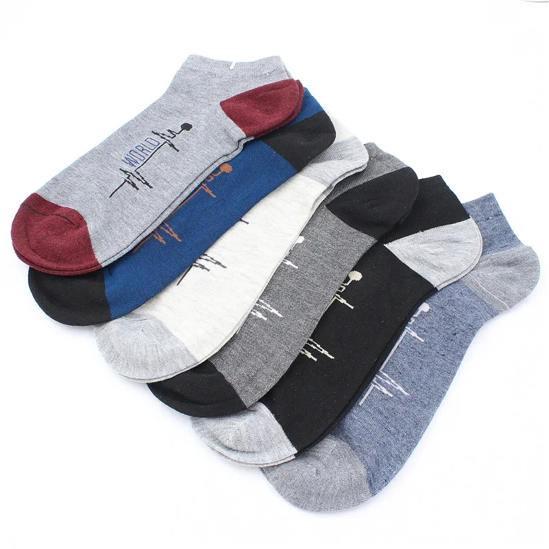 6 пара/лот низкая цена мужские носки Классические деловые брендовые Calcetines Hombre для