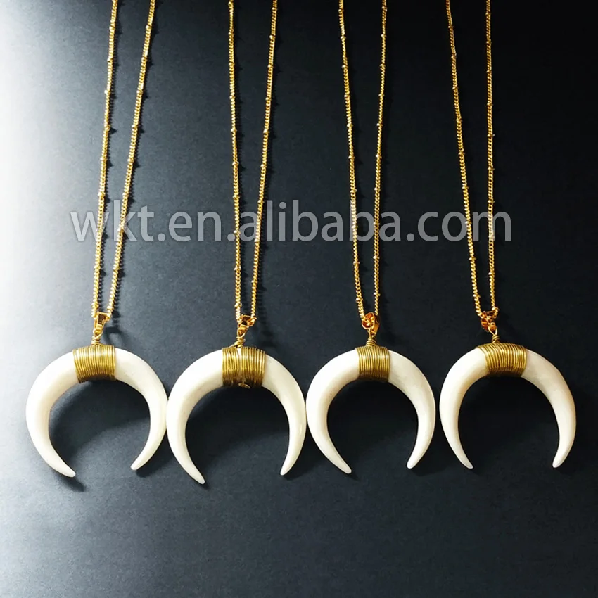 Оптовая продажа ожерелье из натурального камня 24 каратное золото в форме