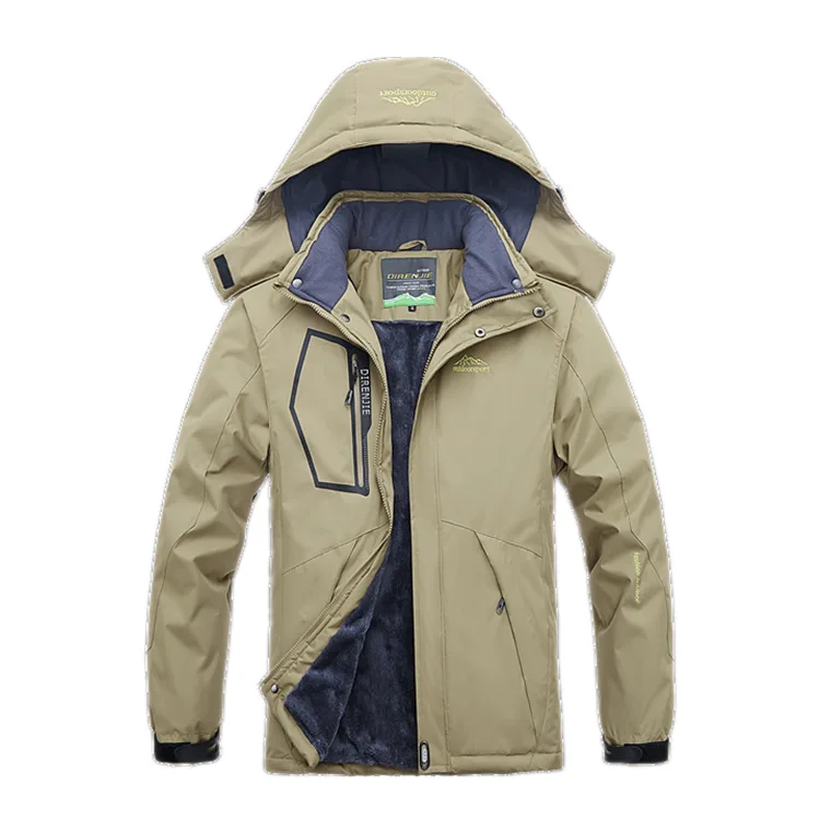 Толстая походная куртка для мужчин и женщин зимнее флисовое пальто Мужская