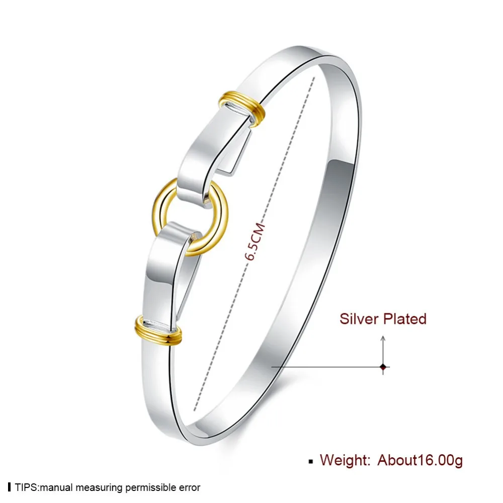 Женский браслет из серебра 925 пробы с триггером | Украшения и аксессуары