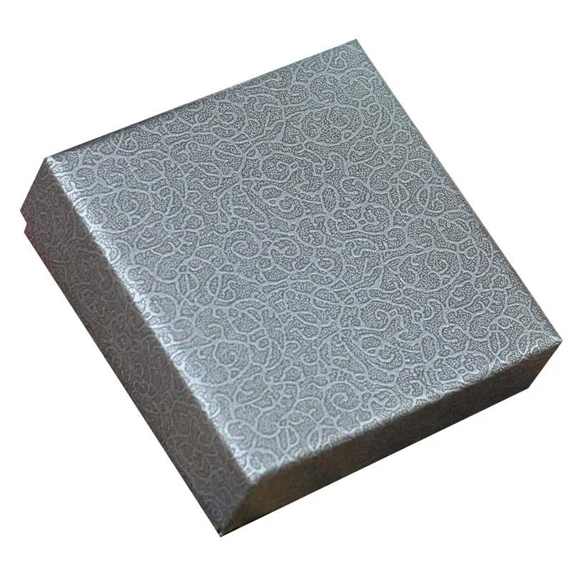 G Коробки для ювелирных изделий, 30 шт./лот, 10x10x3,6 см, кольца, серьги, Чехлы, ожерелья, подвески, упаковочные коробки, квадратный органайзер для ювелирных изделий(логотип OEM - Цвет: G