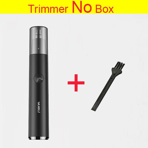 whithout box Xiaomi Yueli, электрический триммер для волос в носу, вращается на 360 градусов, бритва для волос в носу, клипер, Безопасный Очиститель, инструмент для мужчин и женщин - Цвет: whithout box