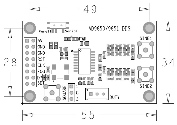 AD9851 AD9850 модуль DDS функция генератор сигналов STM32 | Обустройство дома