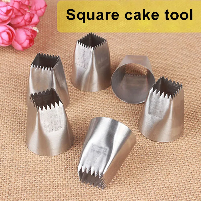 Квадратные технические большие насадки для глазировки аксессуары выпечки