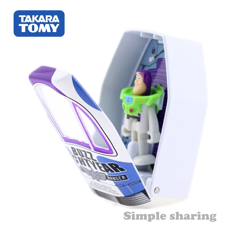 TOMICA История игрушек 01 Базз Лайтер и космический корабль Дисней Такара Томи Литые
