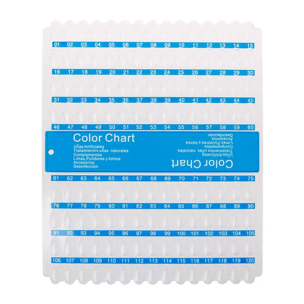 120 Маникюр для ногтей сетка арт палитра цветов лака дисплей стойки польская