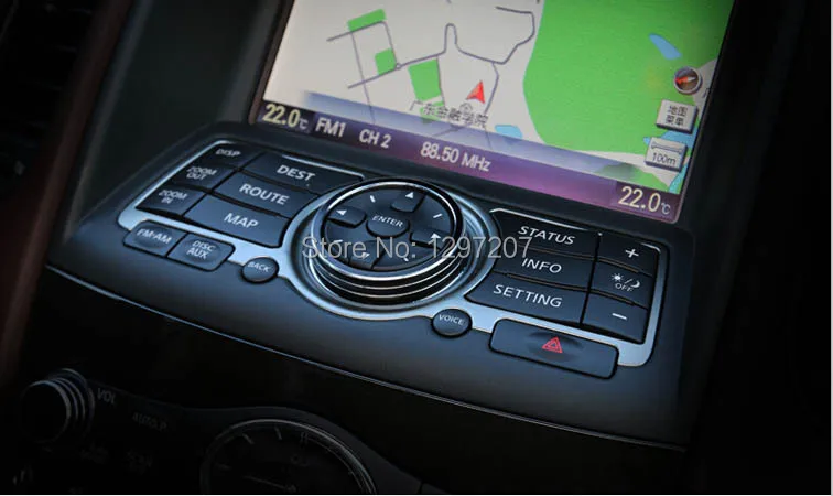 Аксессуары для интерьера для Infiniti QX50 QX70 EX FX серии E консоль dashboad кондиционер gps аудио кнопка декоративная крышка наклейка