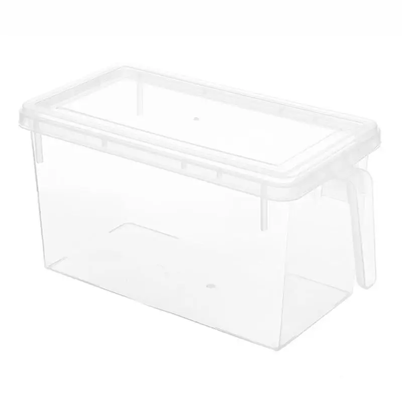 Кухня Холодильник прозрачный ящик для хранения уплотнение еда Органайзер с ручкой поддержка дропшиппинг