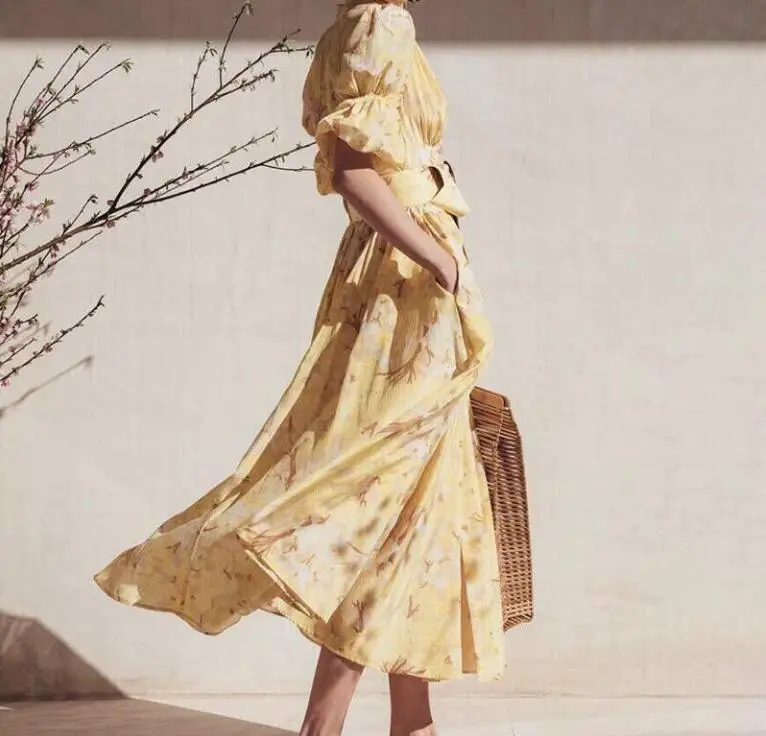 Винтажное длинное платье наивысшего качества сексуальное с v образным вырезом