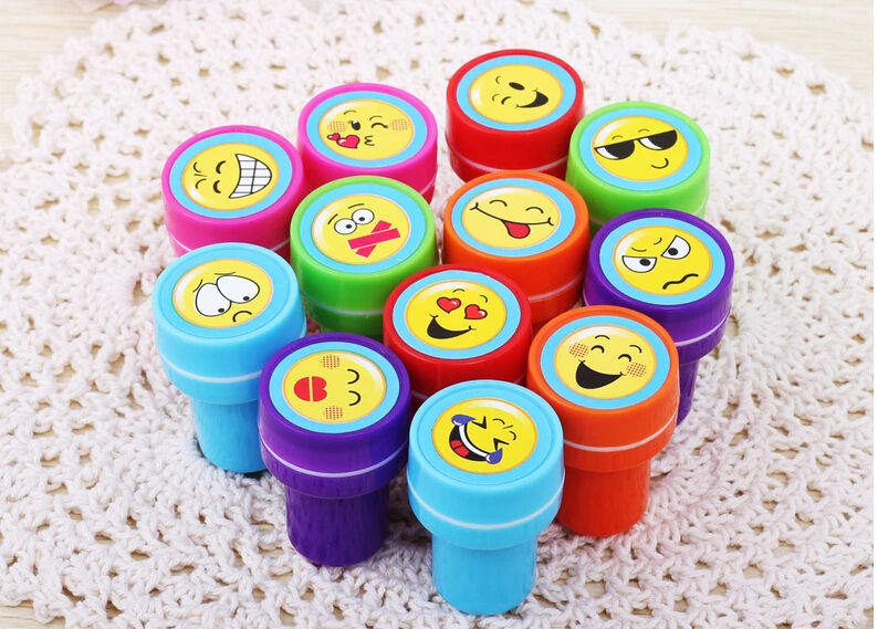 60PCS Self-ink Stamps Kids toy Party Favors Event Supplies for Birthday Gift Boy Girl Goody Bag Pinata Fillers Fun Stationery | Игрушки и