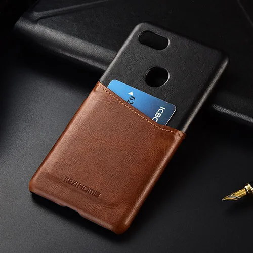 Kezihome для Google pixel 3a xl, чехол из натуральной кожи, защитная задняя крышка, чехлы для Google pixel 3a, полное покрытие, чехол для телефона - Цвет: Черный