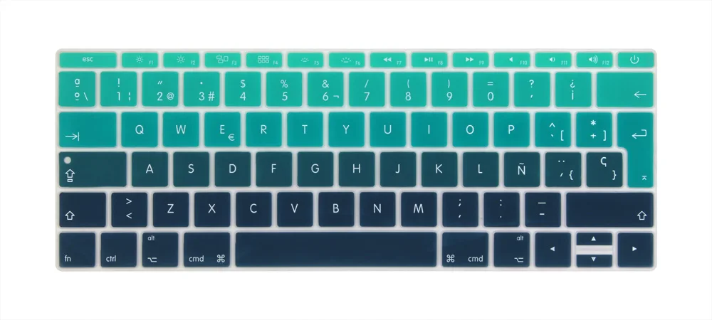 Испанский евро Ввод Клавиатура Обложка для 2016-2018 Macbook Pro 13 &quot13 3 дюймов (без