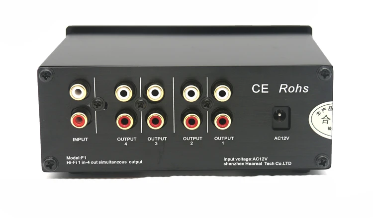 Lossless Hifi аудио коммутатор 1 в 4 выхода аудио вход селектор