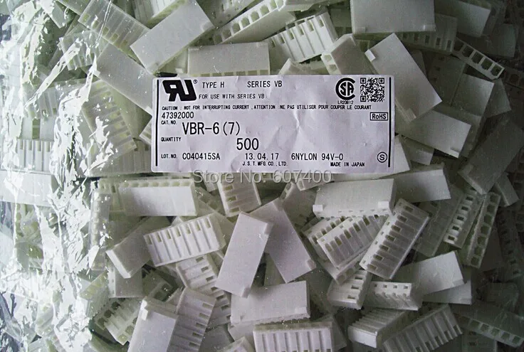 

VBR-6(7) housings white Connectors terminals housing 100% new and original parts VBR-6