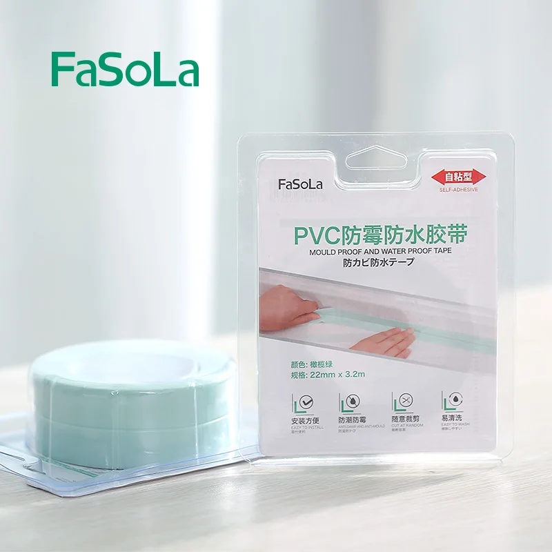 FaSoLa Kitchen Tape Corner Line Stickers Modern PVC Waterproof Moisture Mildew Window Sticker Protection Bumper Strips | Дом и сад