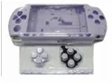 Purple Полный корпус чехол для psp 2000 psp 2000, замена основного корпуса для psp 2000, черный, синий, белый, красный, кристалл и т. д - Цвет: Purple