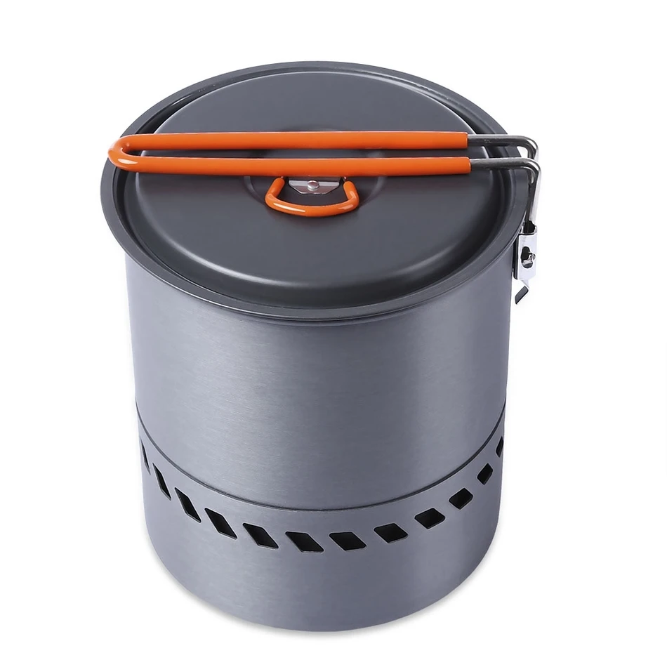 Булин портативный алюминиевый открытый горшок Сковорода кухонная посуда