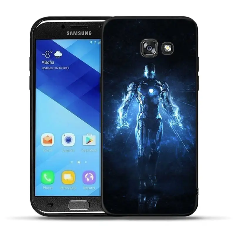 H1221 Принципиально для samsung Galaxy A30 A50 A3 A5 A6 A7 A8 A9 плюс крышка чехол черной Пантеры с изображением дедпула из комиксов Марвел танос ракушками - Цвет: H1221