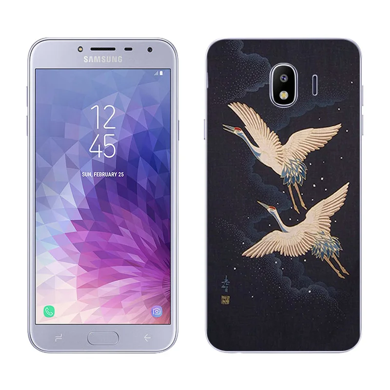 01 Чехол для samsung Galaxy J4 EU чехол s Мягкий ТПУ силиконовый чехол с рисунком бобы для J400 SM-J400F чехол для телефона s Матовый чехол - Цвет: 01