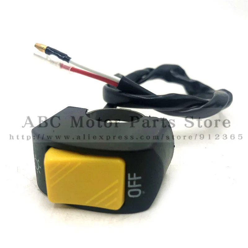 1 шт 12 V 7/8in на руль мотоцикла или включения/выключения для светодиодный задний Фонарь налобный противотуманный фонарь кольцевая лампа для фар глаза автомобиля стилизованный переключатель