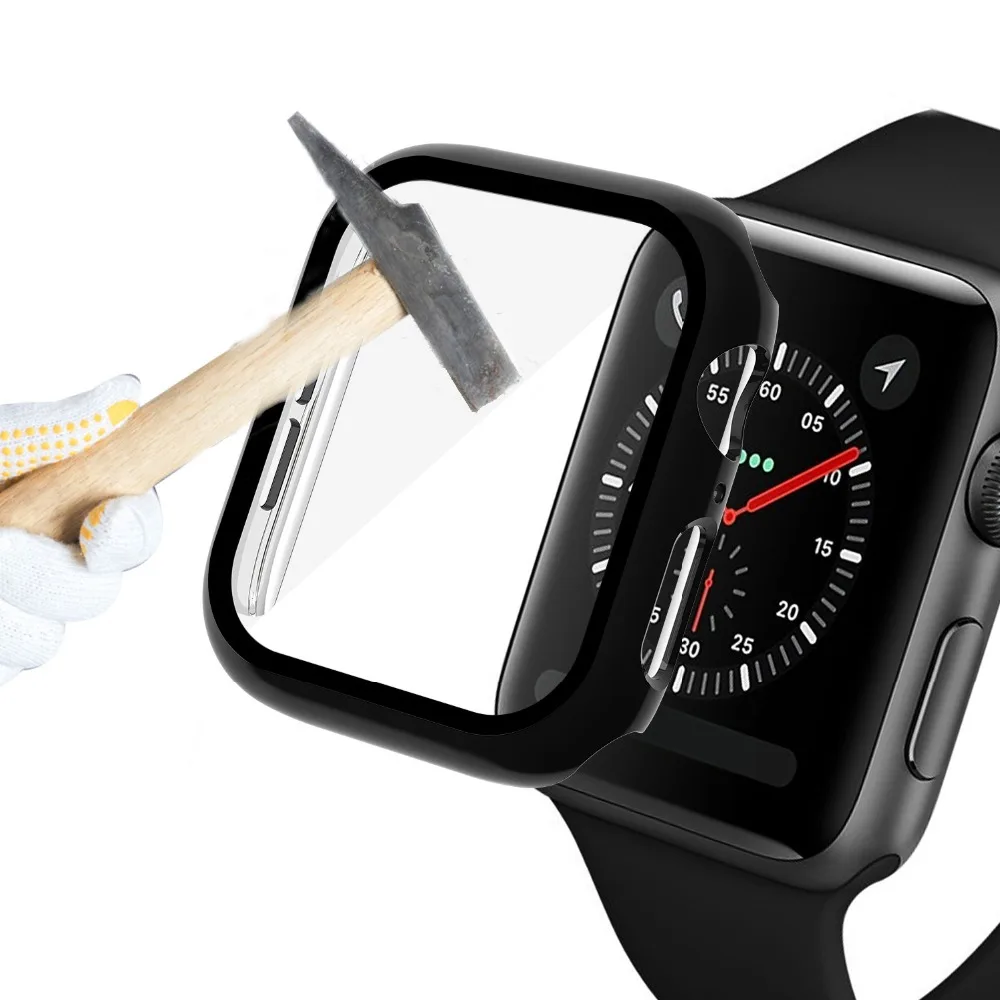 Защитный чехол для apple watch band apple watch 5 4 3 iwatch band 44 мм 40 мм 42 мм 38 мм PC Защитная крышка аксессуары для часов